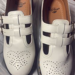 Dr Martens Mary Jane White Size 7. $70