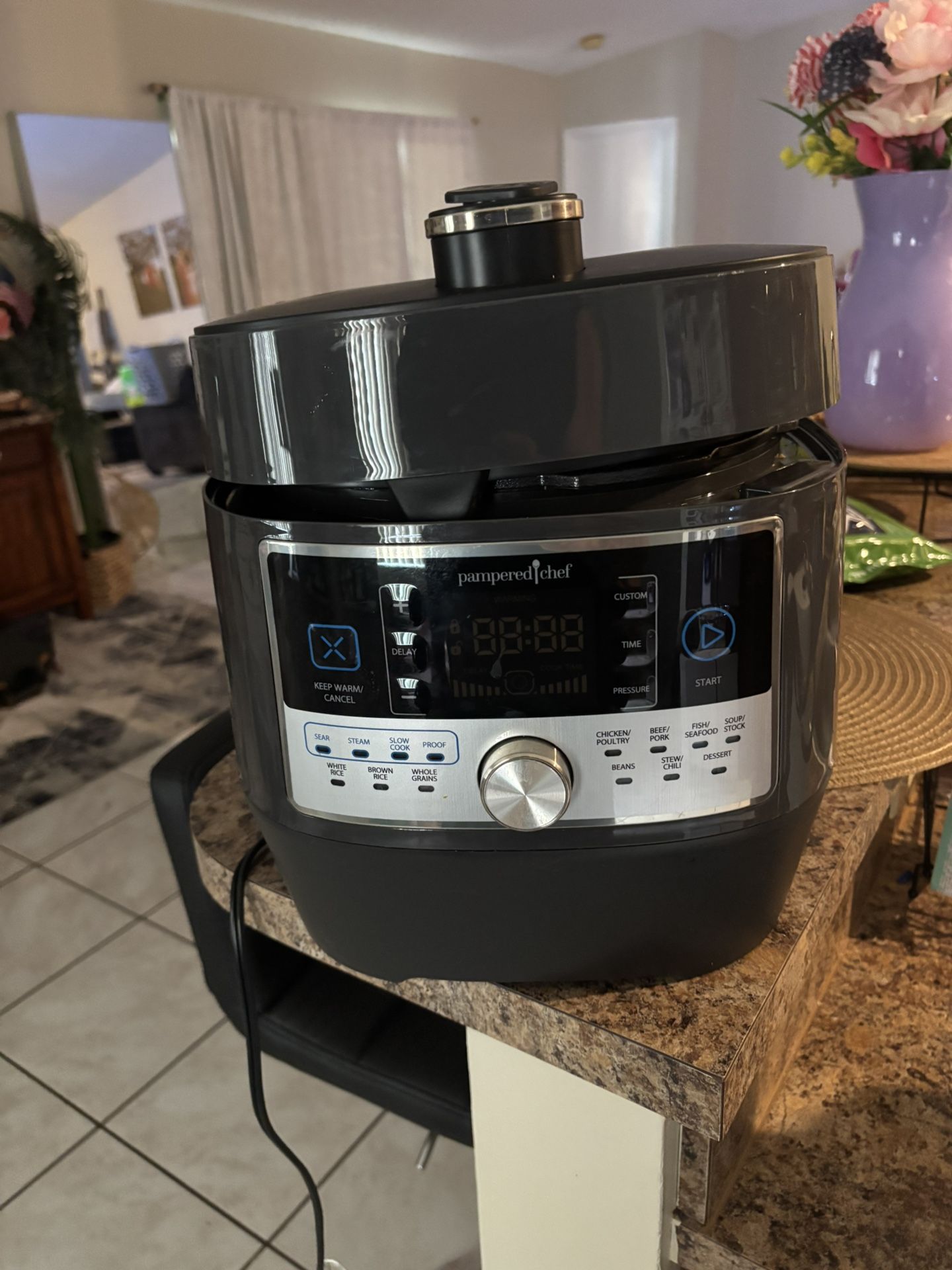 Pamper Chef Pressure Cooker 6 qt