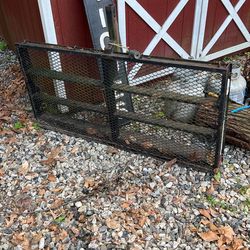 Heavy duty tow hitch cargo platform