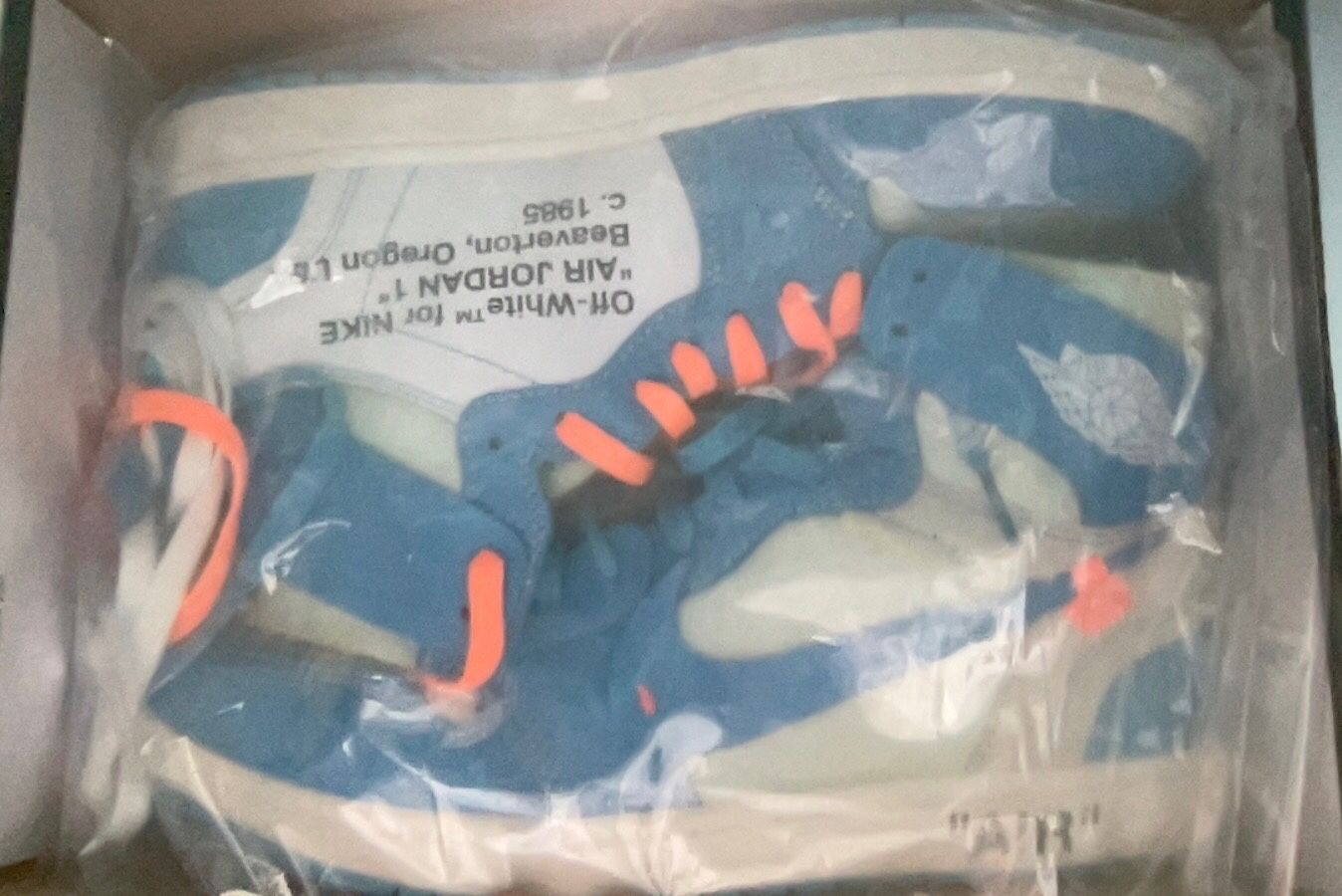 Jordan 1 Retro OG x Off White High UNC Size 12