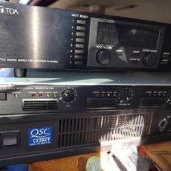 Tao Pre Amp An Amp Also Qsc 