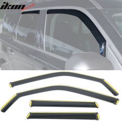 Fits 2021-2026 Ford Bronco Sport Window Visors Injection PC In-Channel Deflectors