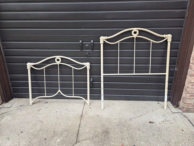 Twin Size Headboard, Footboard & Metal Frame