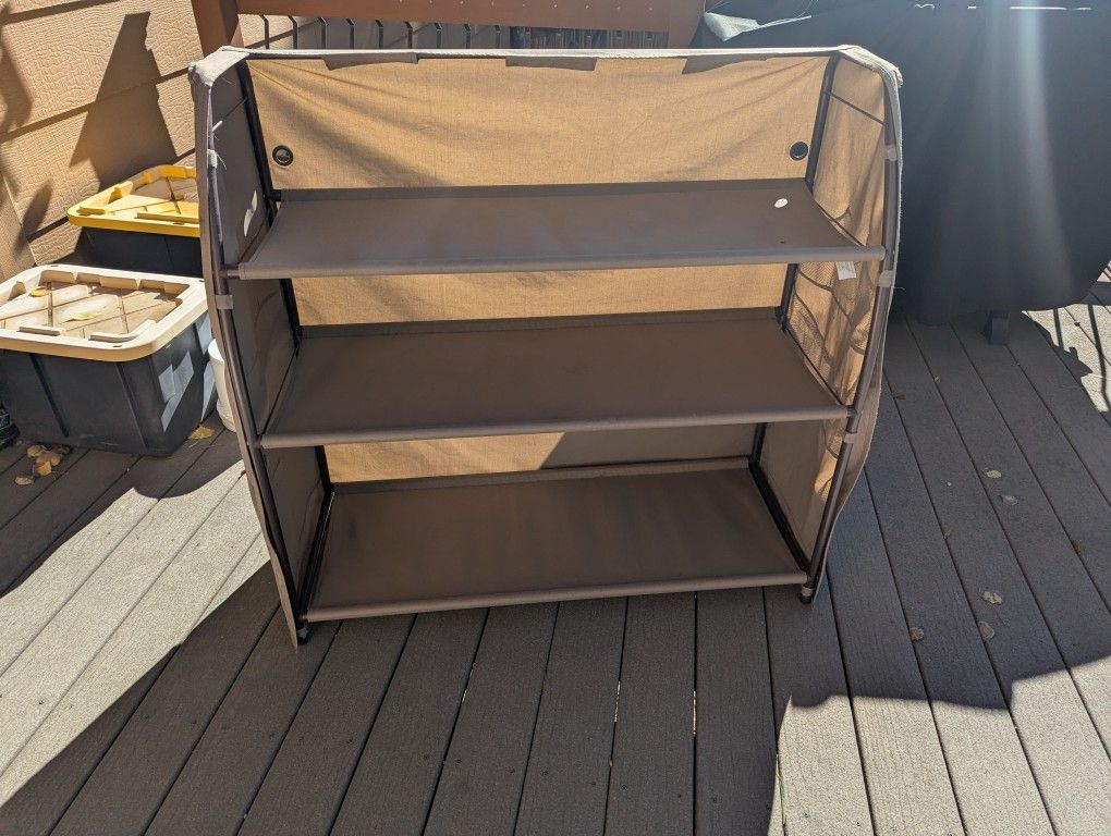 **Free, Pending Pickup**Canvas Mud Bench