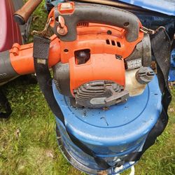 Husqvarna  125bv handheld gas  leaf blower fix it
