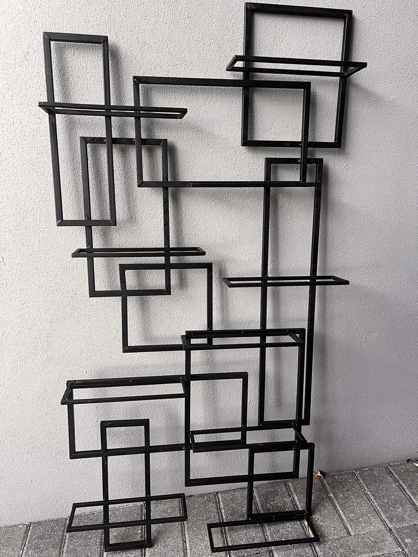 Vintage Geometric Iron Wall/door/Gate/planter