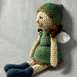 Handmade Stuffed Fairy Pixie Doll