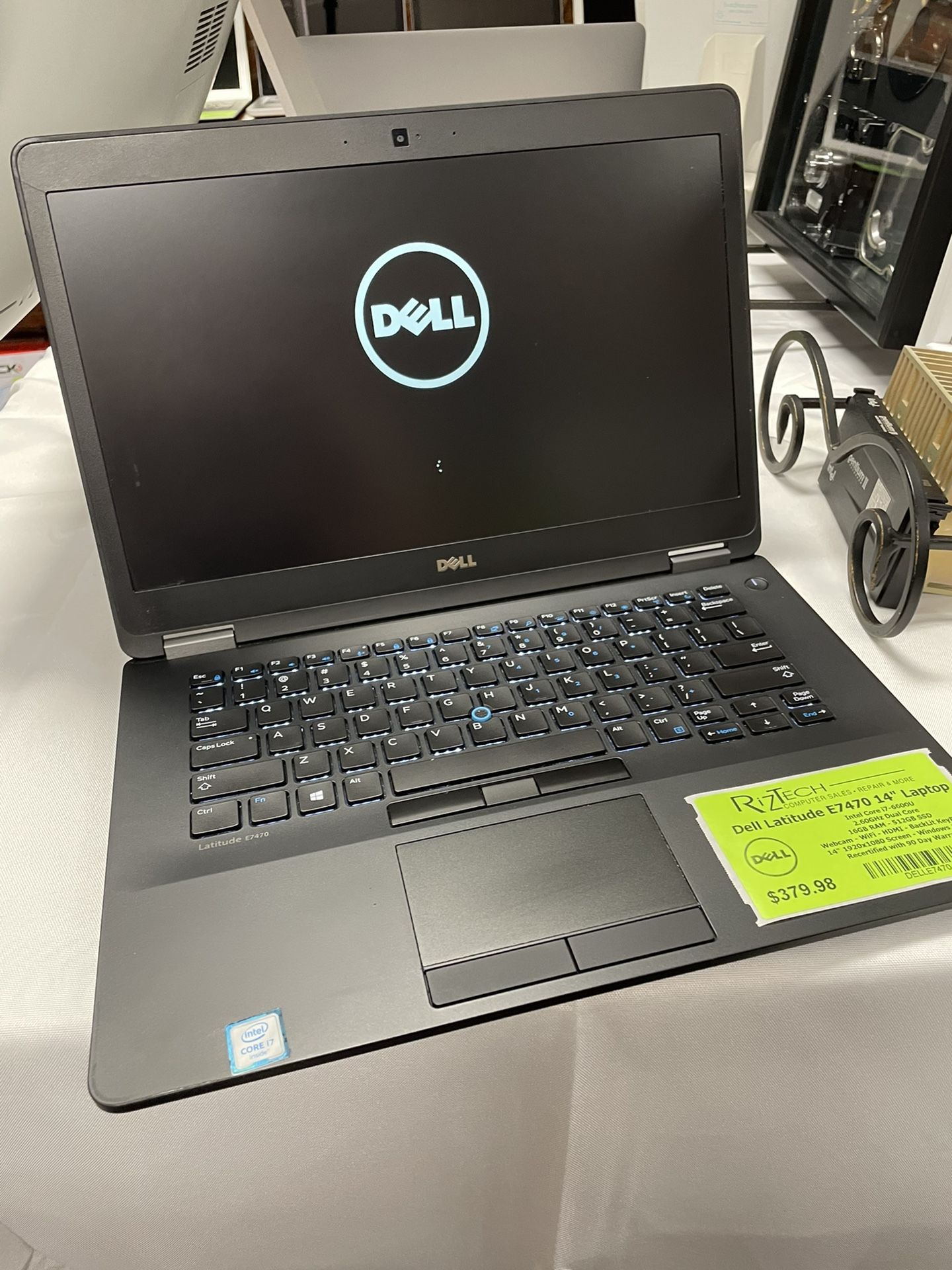Dell Latitude E7470 Laptop 14” FHD i7 16GB RAM 512GB SSD W11Pro Backlit Keyboard
