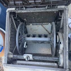 Suncast Rolling Garden Hose Reel Cart – Portable Hose Holder