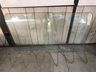 Glass for end tables. Clear Rounded edges. For 2 of them.