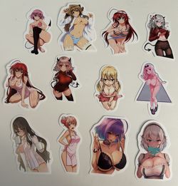 Sexy Cute Anime Girl Stickers