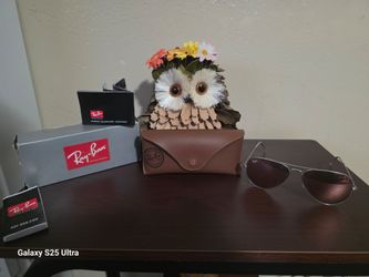 Autentic Ray-ban aviator gold rose new $130