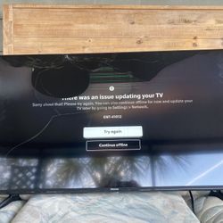 hisense led lcd tv 43A6GX3  year 2021,for Parts(broken Screen)