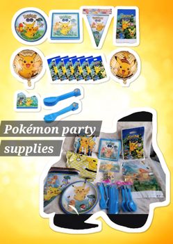 Pokemon party decorations
