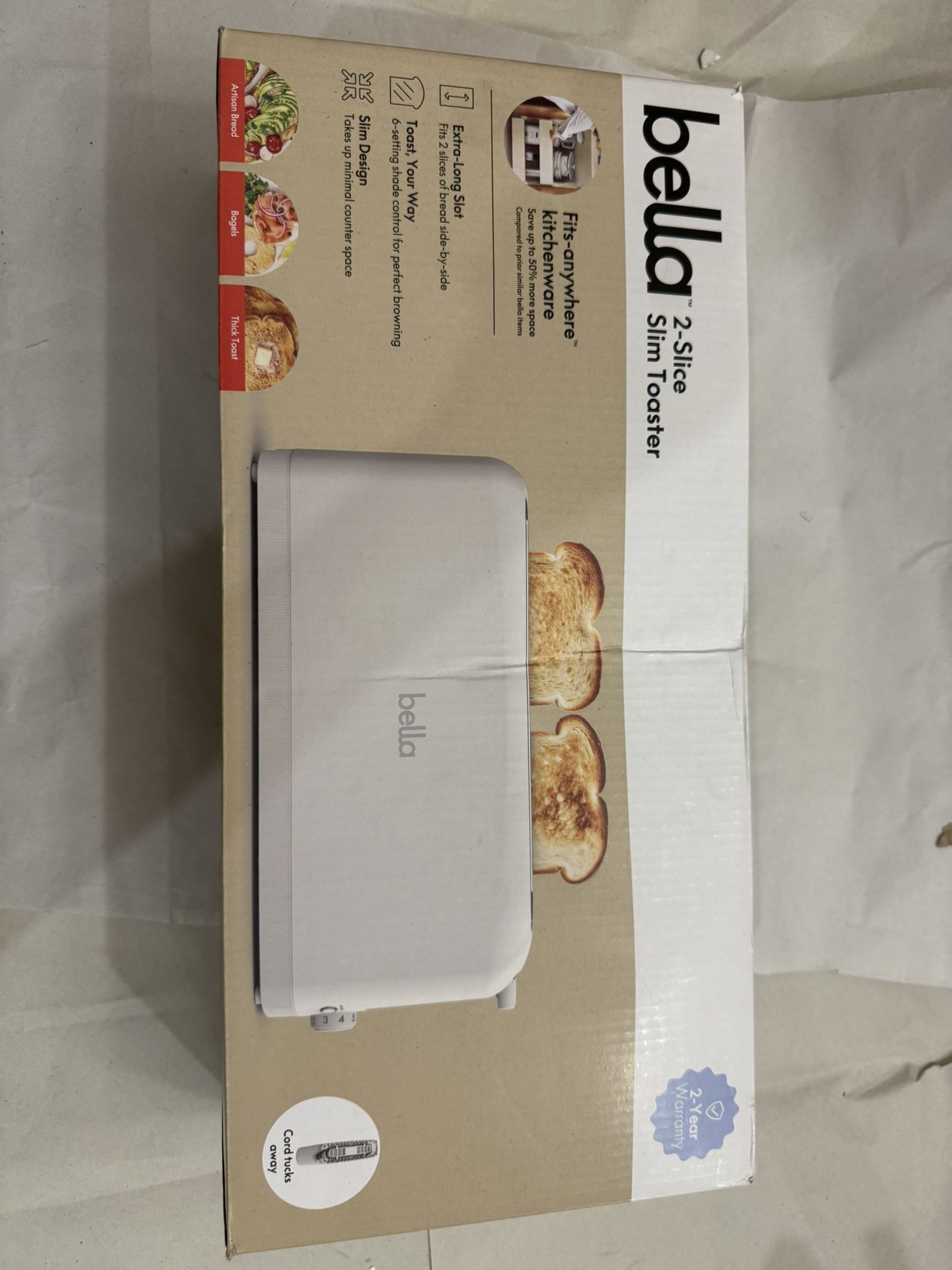 Bella 2-Slice Slim Toaster 