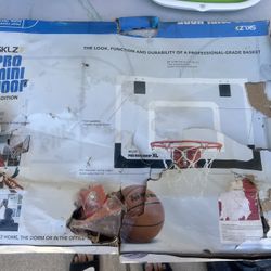 SKLZ Youth Adults Basketball Hoop Indoor Training Black XL Pro Mini Black/Gray