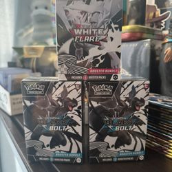 Black Bolt/ White Flare Booster Bundle Pokemon TCG