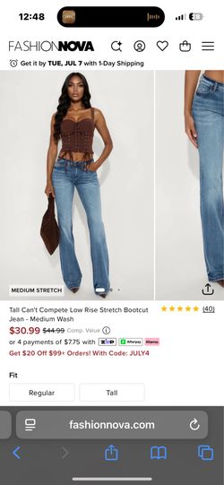 Fashion Nova bootcut Jean
