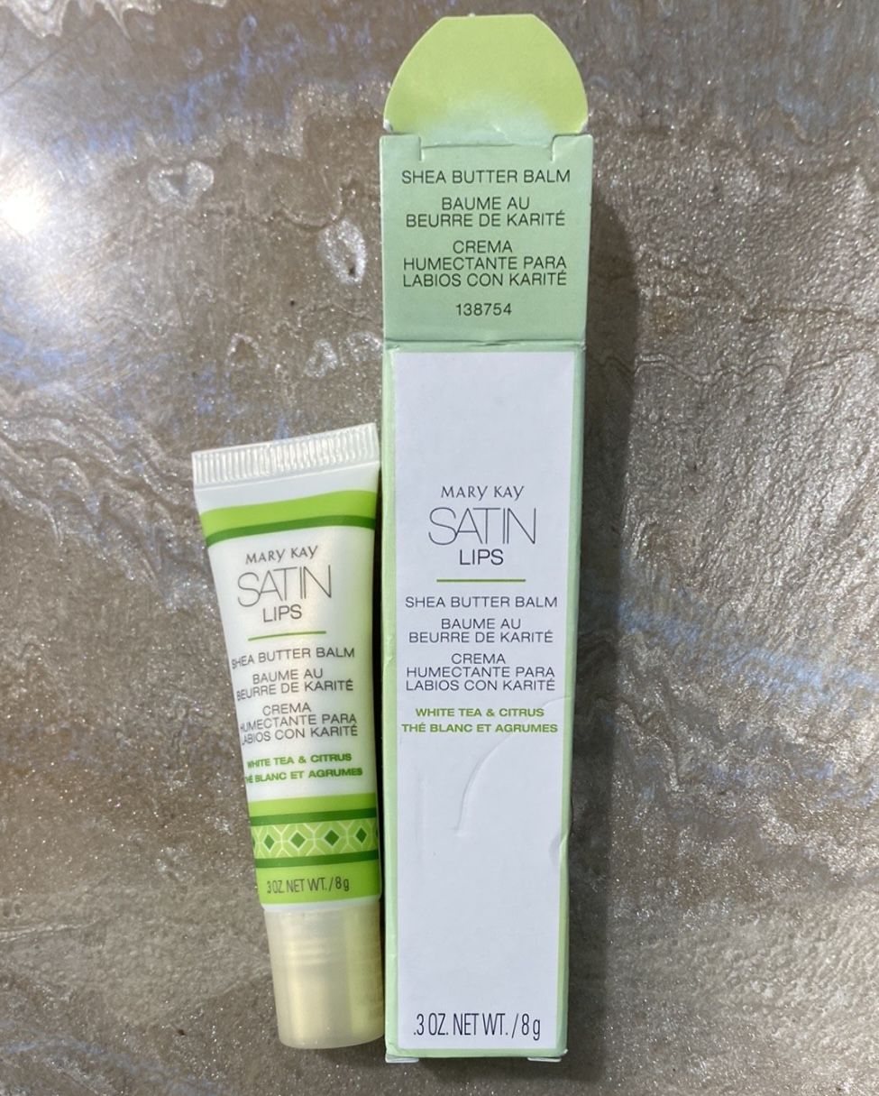 Mary Kay Satin White Tea and Citrus Lips Shea Butter Balm 
