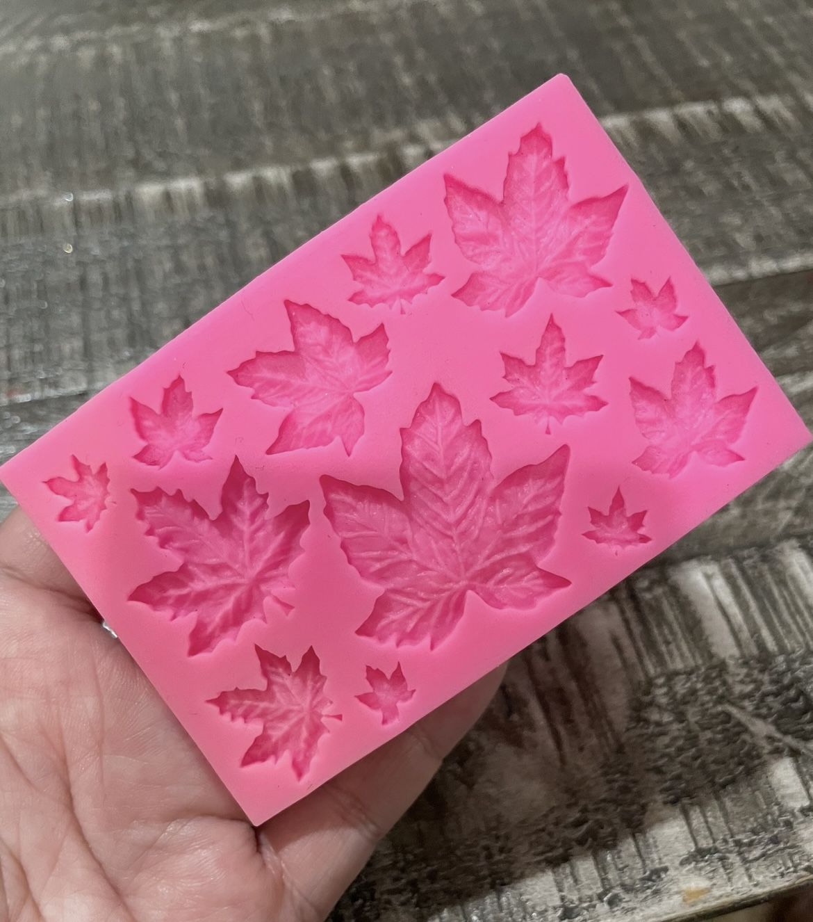 Fall/Autumn Silicone Leaves Mold