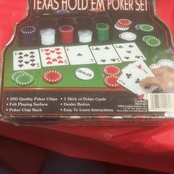Texas hold them up poker set