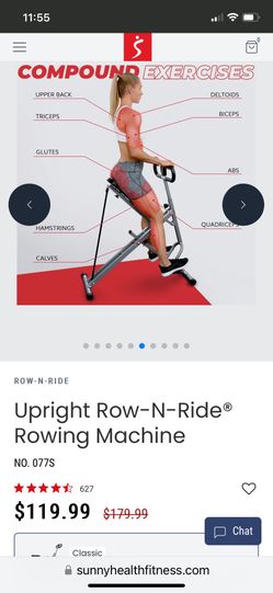Sunny Upright Row -N- Ride Exerciser No 077