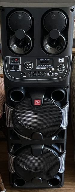 Rechargeable Bluetooth Speaker 2 10” Subwoofers