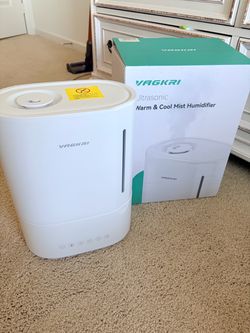 VAGKRI Warm & Cool Mist Ultrasonic Humidifier