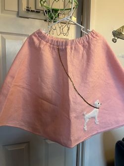 Halloween 50’s Sock Hop Retro Women’s Costume Skirt Sz M L