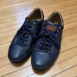 Bally Orivel Men's Navy Blue Leather Mens Made in Italy Sneaker Sz. 11 ($570) 