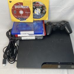 PS3 Slim (250 GB) & 5 Games