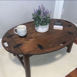  Solid Wood Coffee Table (butler’s Tray) 