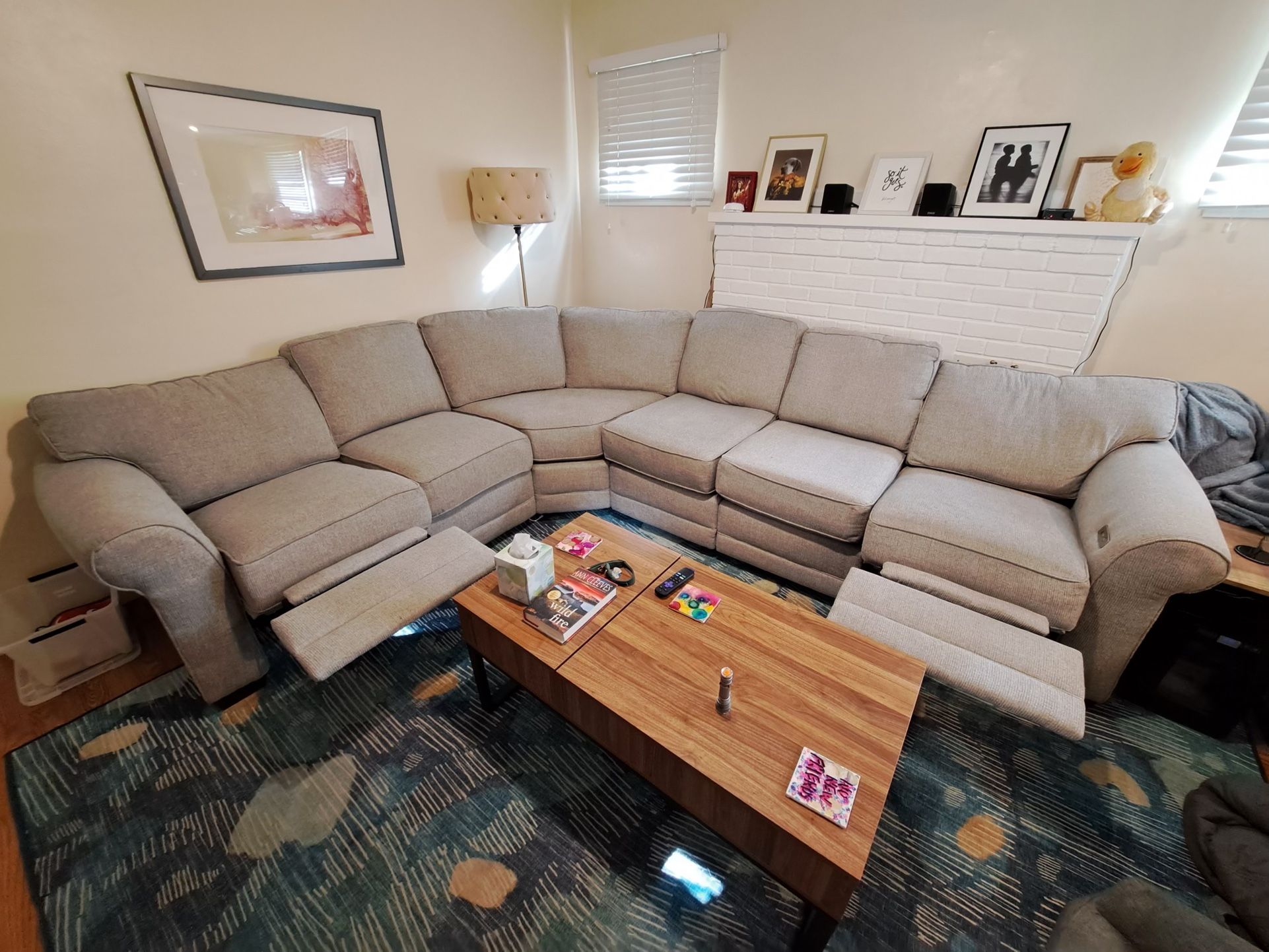 6 Seater Couch With Recliners