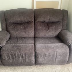 Reclining Fabric Loveseat For Sale