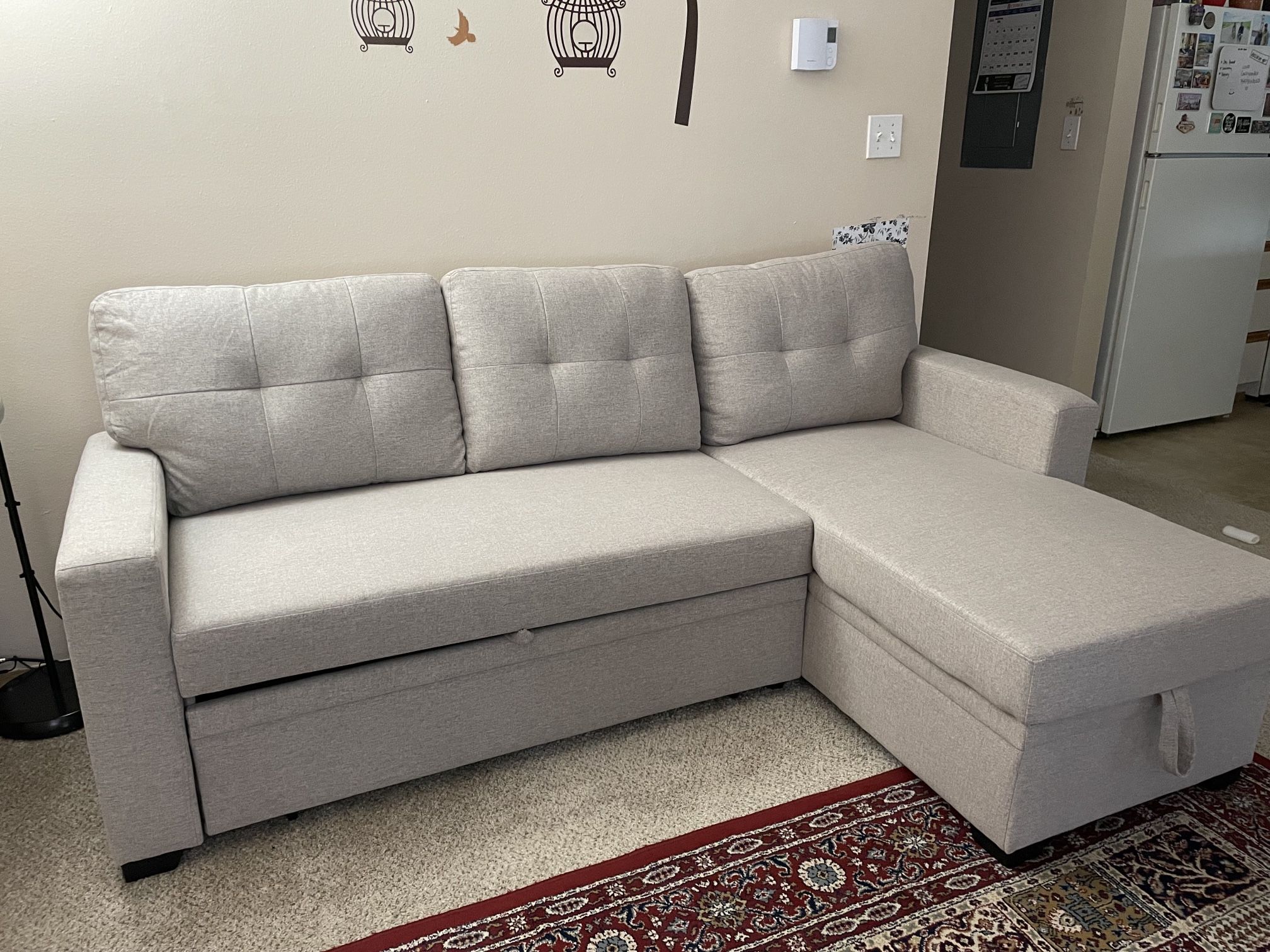 Convertable Sectional/reversible Sofa Set