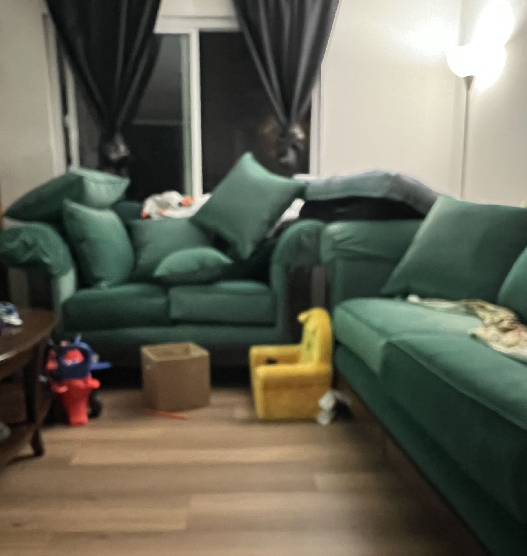 Newly Reupholstered Couch And Love Seat / Too Big For My Place