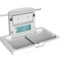 Wall Mounted Baby Changing Station Grey New In Box
