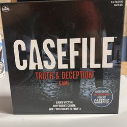 Brand New Case File Truth & Deception Game 