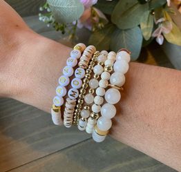 Personalized Bracelet Stacks