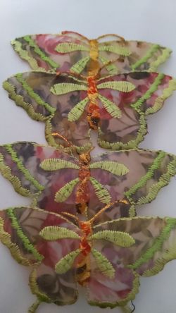 Butterfly iron ons