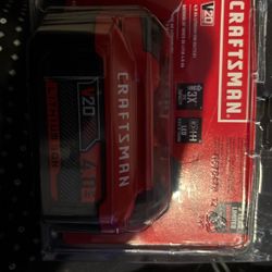 craftsman v20 4.0 ah lithium battery 