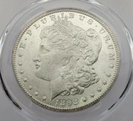 1893 CC Morgan Silver Dollar Carson City Uncirculated