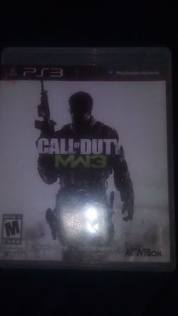 PS3 call of duty mw3