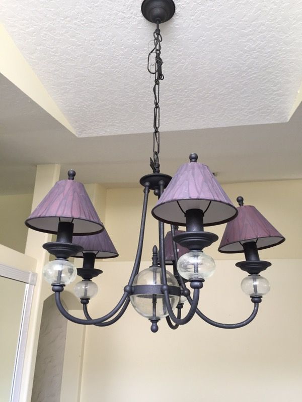 Large and Small Chandelier Set