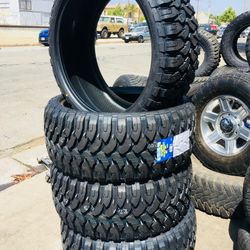 24” 4 new tires 33x12.50R24 M/T 