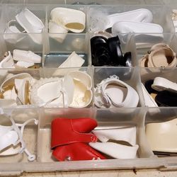 Doll Maker? Large doll shoe collection, Many Different Sizes.
