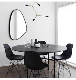 Mirror - Modern Large Vanity Mirror, 23.8 x 35 inch Unique Decorative Mirror for Entryway, Bedroom, Living Room
