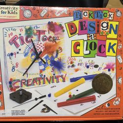 Vintage Creativity for kids Ticktock Design A Clock