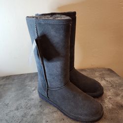 Bear Paw Tall Gray Boots Women's Size 9