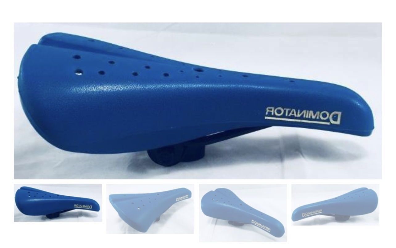 Dominator BMX Seat Black, Blue, Red, White Old School